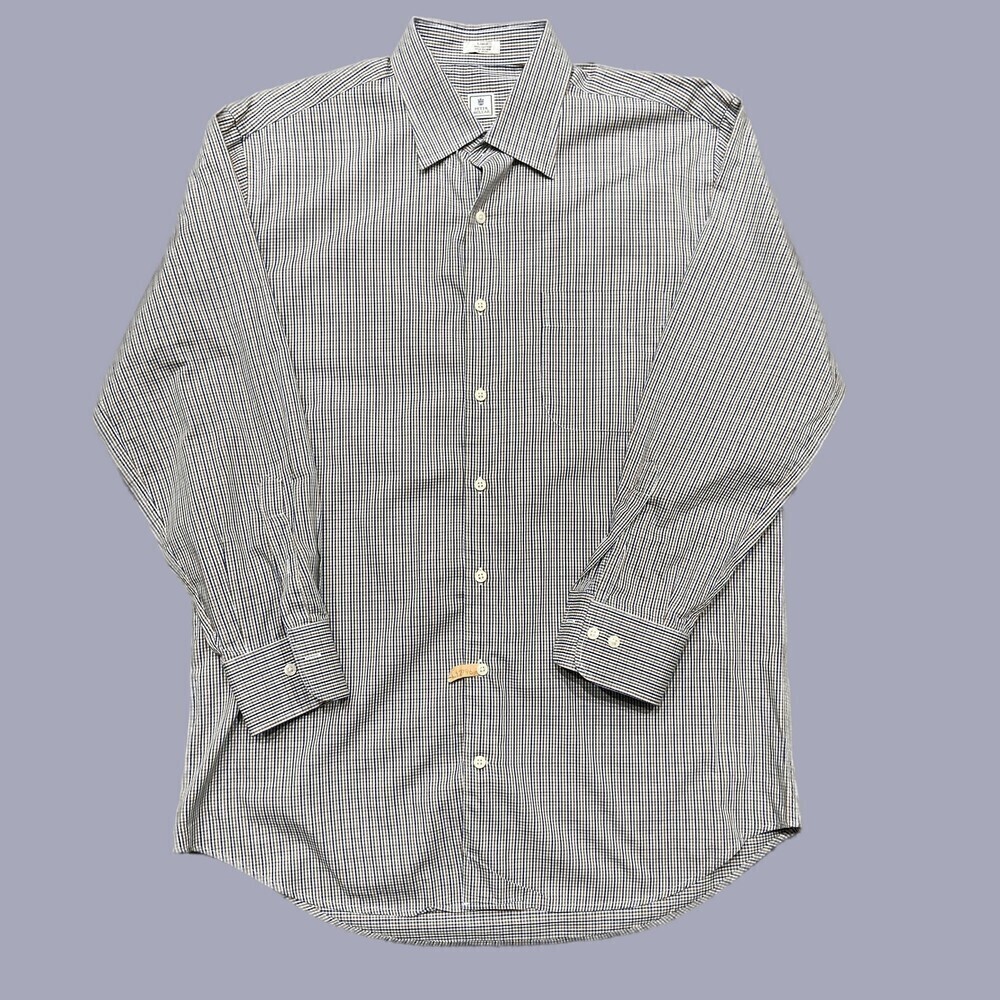 Peter Millar Multicolor Checkered Button Down Dre… - image 1